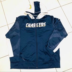 Nike Los Angeles Chargers therma fit hoodie jacket